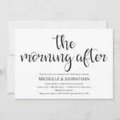 Perfect Rustic Post Wedding Brunch Invites Kaart (Voorkant)