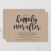 Perfect rustieke bruiloft repetitie diner uitnodig kaart (Voorkant / Achterkant)