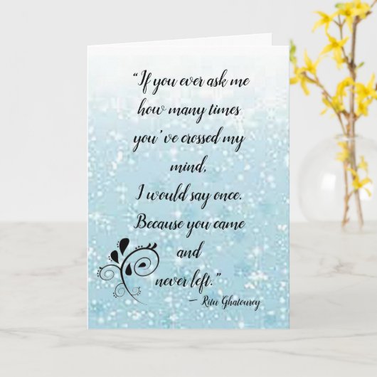 “Perfect Samen” Liefdeskaart Kaart (Gele Bloem)