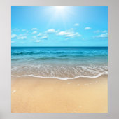 Perfect Sandy Beach Poster (Voorkant)