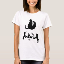 Perfect Schattige Cat T-shirt: Kat Love en Meow M T-shirt