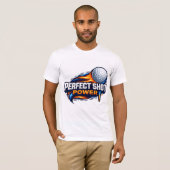 Perfect Shot Power Golf T-shirt (Voorkant volledig)
