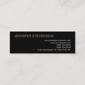 Perfect Slim Black Fotograaf Mini Visitekaartje (Achterkant)