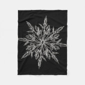 Perfect Snowflake voor de kerstfeestdag Fleece Deken (Voorkant)