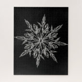 Perfect Snowflake voor de kerstfeestdag Legpuzzel (Verticaal)