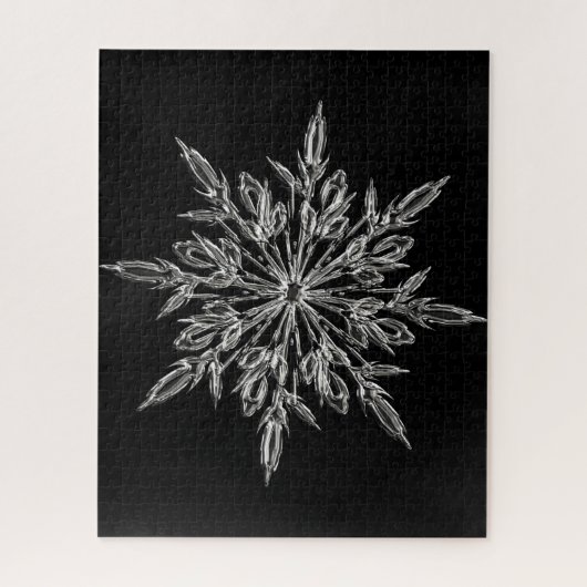 Perfect Snowflake voor de kerstfeestdag Legpuzzel (Verticaal)