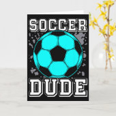Perfect Soccer Dude Merchandise Kaart (Gele Bloem)