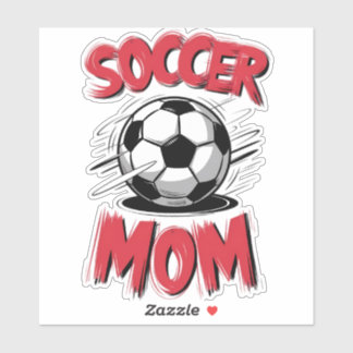 Perfect Soccer Mom Decal voor trotse moeders! ⚽💖 Sticker