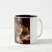 Perfect speelse theaterkat koffie Mok (Voorkant rechts)