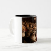 Perfect speelse theaterkat koffie Mok (Voorkant links)