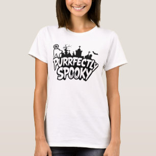 Perfect Spooky Black Cat Halloween T-shirt