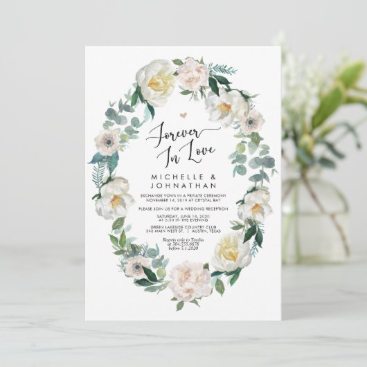 Perfect Spring Wedding Elopement Kaart (Staand voorkant)