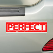 Perfect Stamp Bumpersticker (Op auto)