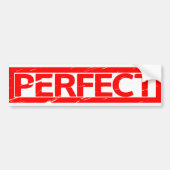 Perfect Stamp Bumpersticker (Voorkant)
