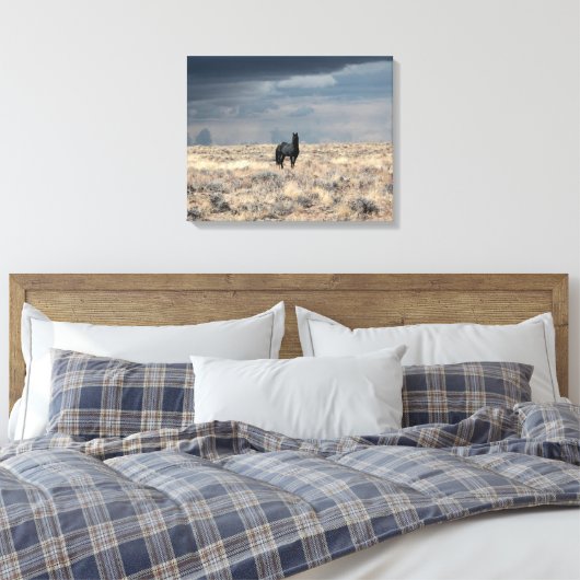 Perfect Storm op doek Canvas Afdruk (Insitu (Slaapkamer))