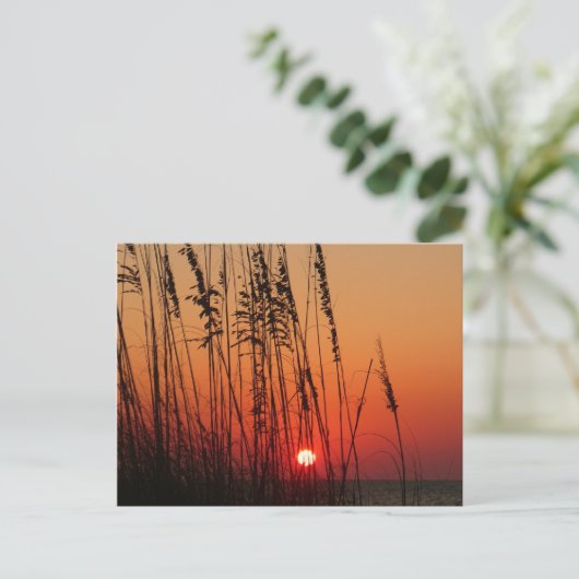 Perfect Sunset Briefkaart (Staand voorkant)