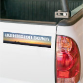 Perfect Sunset in Huntington Beach, Californië Bumpersticker (Op Truck)