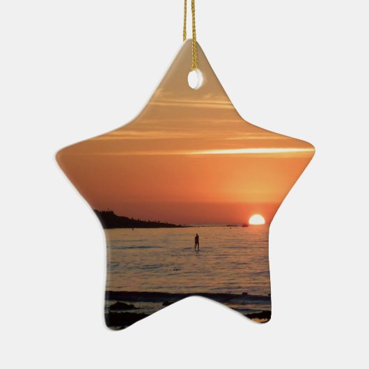Perfect Sunset Keramisch Ornament (Rechts)