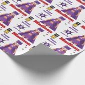 Perfect superheld Fantastic Birthday Girls Cadeaupapier (Hoek)