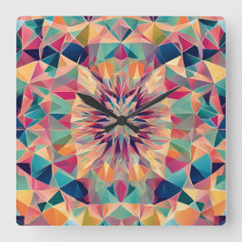 Perfect Symmetry Neo Nexus Vierkante Klok