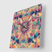 Perfect Symmetry Neo Nexus Vierkante Klok (Hoek)