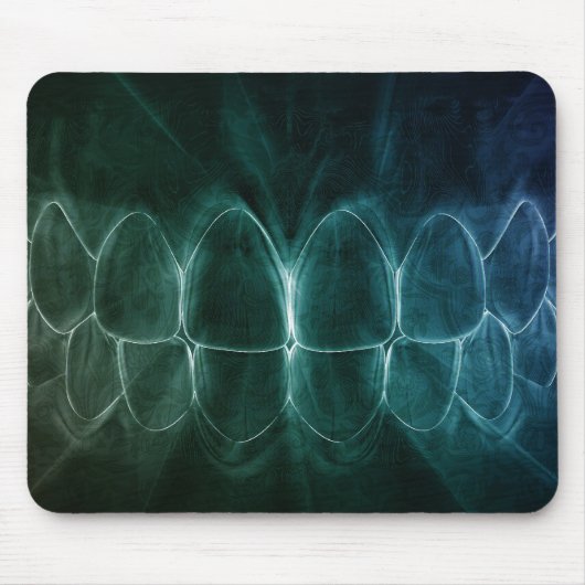 Perfect Tanden Bijt Tandarts Mousepad Muismat (Voorkant)