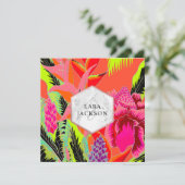 Perfect tropisch/gember/kokosnoot/ti kaart (Staand voorkant)