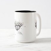 Perfect Tweekleurige Koffiemok (Voorkant rechts)