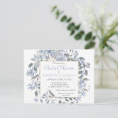 Perfect  Uitnodiging van de Bridal van de Lavender (Staand voorkant)