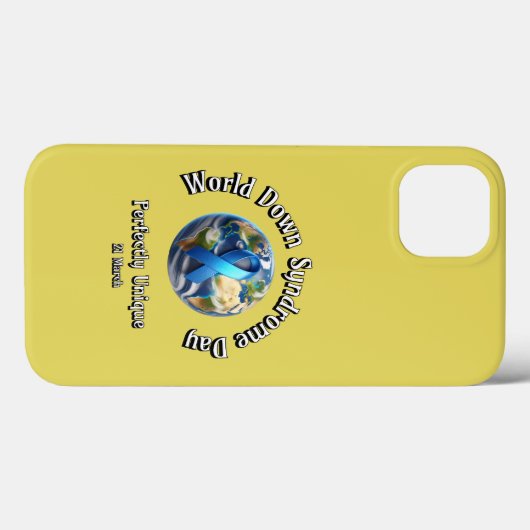 Perfect uniek. Wereld Down Syndroom Dag. Case-Mate iPhone Case (Achterkant (horizontaal))