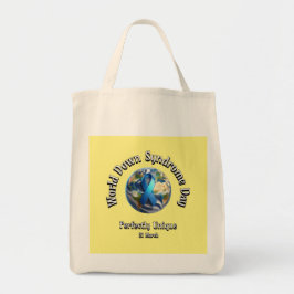 Perfect uniek. Wereld Down Syndroom Dag. Tote Bag