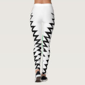 Perfect Valentijn Gift Custom Bow en Heart Design Leggings (Achterkant)