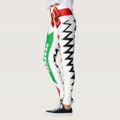 Perfect Valentijn Gift Custom Bow en Heart Design Leggings (Links)