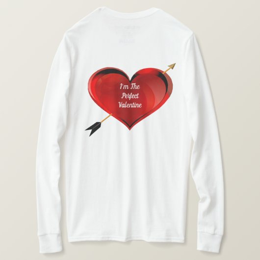 Perfect Valentijn Heart Shirt (Design achterkant)