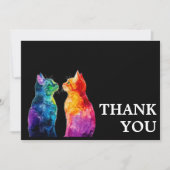 🌈 Perfect van jou: Rainbow Love Bedankkaart (Voorkant)