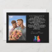 🌈 Perfect van jou: Rainbow Love Bedankkaart (Achterkant)