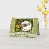 Perfect verjaardagsgeschenk kaart (Gele Bloem)