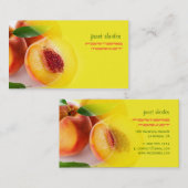 Perfect verse perziken visitekaartje (Voorkant / Achterkant)