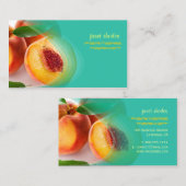 Perfect verse perziken visitekaartje (Voorkant / Achterkant)
