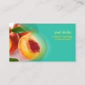 Perfect verse perziken visitekaartje (Voorkant)