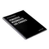 Perfect verzoende Life Office humor Notitieboek (Rechterzijde)