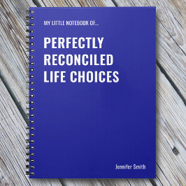 Perfect verzoende Life Office humor Notitieboek