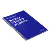 Perfect verzoende Life Office humor Notitieboek (Rechterzijde)