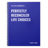 Perfect verzoende Life Office humor Notitieboek (Voorkant)