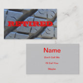 Perfect Visitekaartje in ruste Contactkaartje (Voorkant / Achterkant)