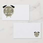 Perfect visitekaartje voor brandweerlieden..... (Voorkant / Achterkant)