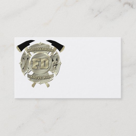 Perfect visitekaartje voor brandweerlieden..... (Voorkant)