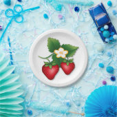 Perfect voor aardbeientaart of aardbeientaart papieren bordje (Feest)