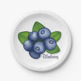Perfect voor Blueberry Pie Party Papieren Bordje