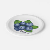 Perfect voor Blueberry Pie Party Papieren Bordje (Gekanteld)